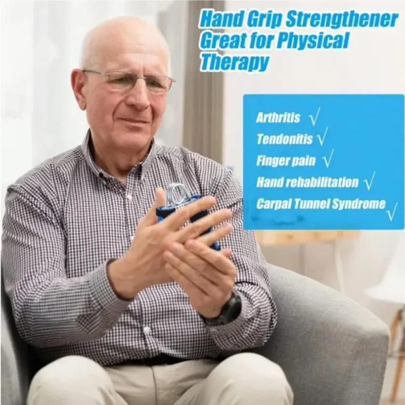 Hand Grip Strength Trainer Foam Wrist Grippers for Muscle Recovery Finger Pow Rehabilitation Heavy Gym Fitness Tool