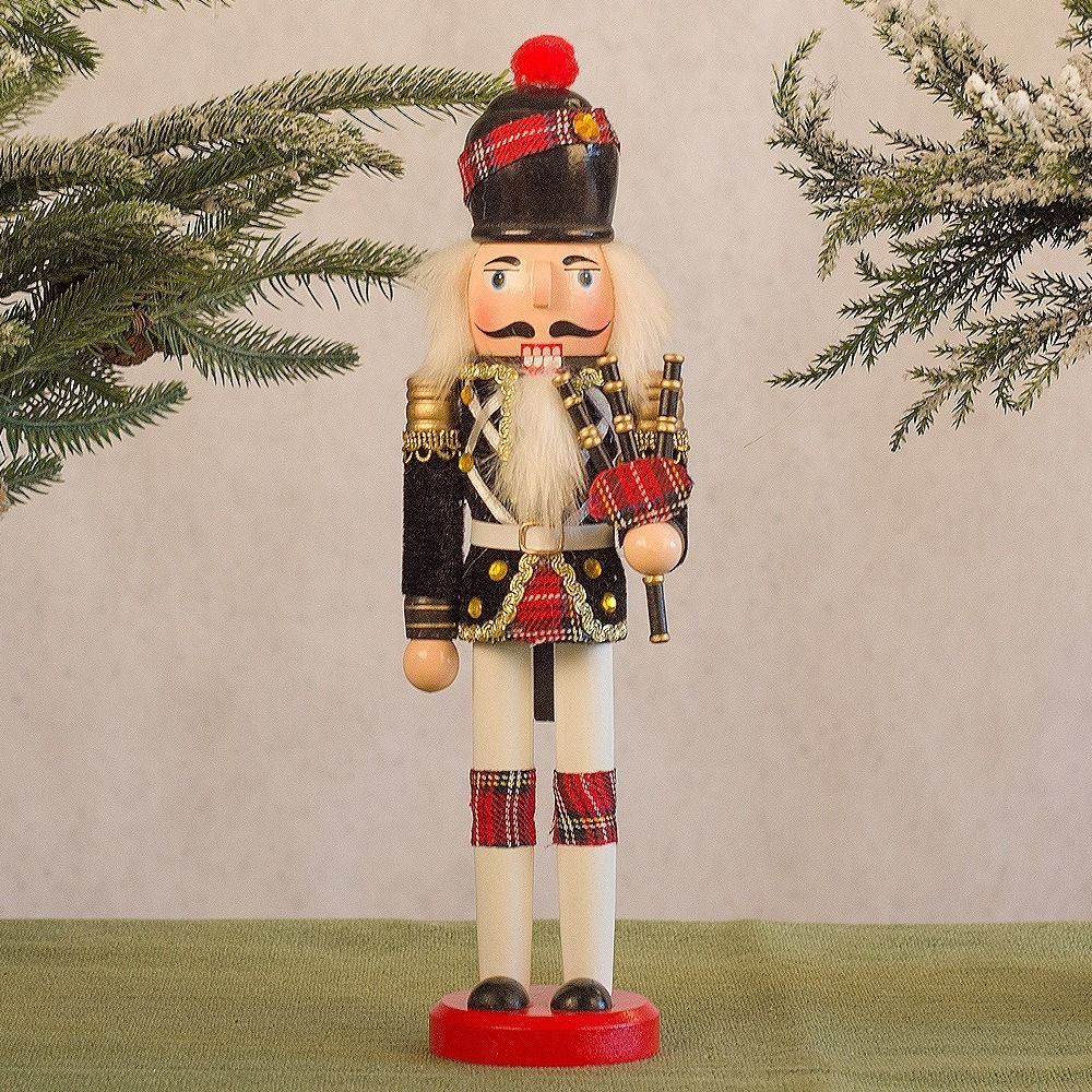 Bemalter Weihnachts-Nussknacker Vintage Handarbeit Figur Marionette Soldat Puppe Dekoration Haus