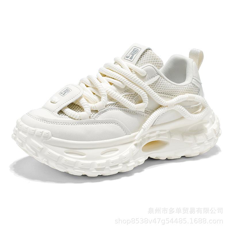 Hoge kwaliteit lage schoenen met dikke zool, demping, 'dad shoes', outdoor, lichtgewicht en comfortabel, sportschoenen, casual schoenen