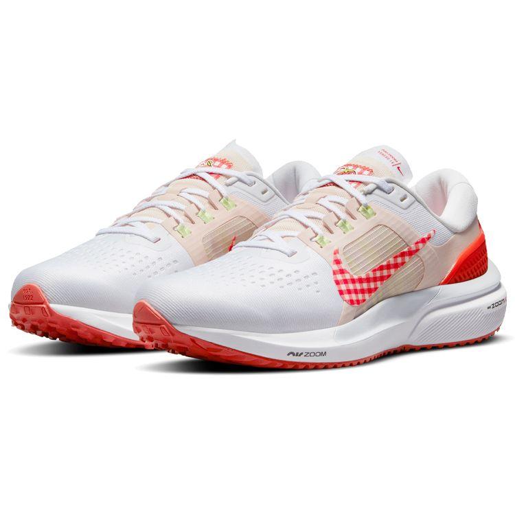 Nike Air Zoom Vomero 15 Comfortable Shock Absorption Slip Resistant Durable Low Top Cushioning Casual Running Shoes Women Sneaker White Red DJ5059-191