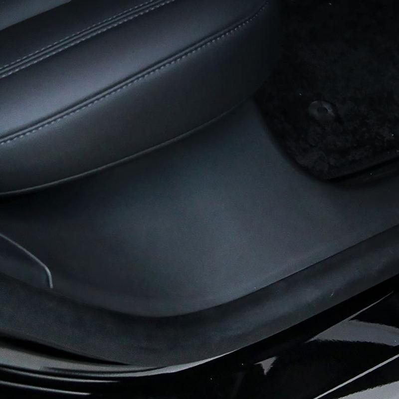 Car Door Sill Guards For Tesla Model Y ABS Car Door Entry Guards Scratch Cover Protector ABS Sill Scuff Cover Panel Black