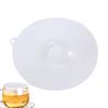 Multi-size Simple Silicone Cup Cover Heat-resistant Leak Proof Sealed Lids Caps Dustproof Cup Cover Suction Cup Cover Tea Lids