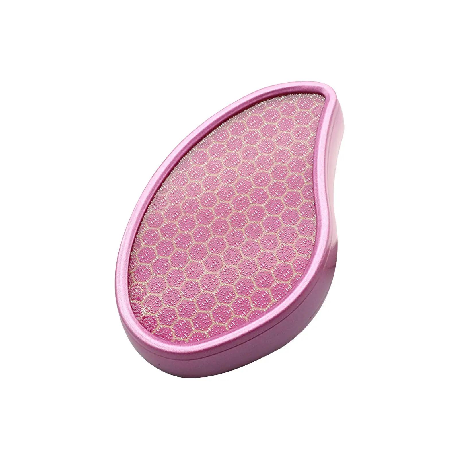 1PC Nano Glass Foot Grinder Trimming Foot Board File Foot Grinding Stone Nail Polishing Strip Remove Heel Dead Skincare Calluses яркий розовый