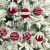 Elegant Flocking Velvet Diamond Christmas Ornament Set – Exquisite Holiday Tree Pendant Collection