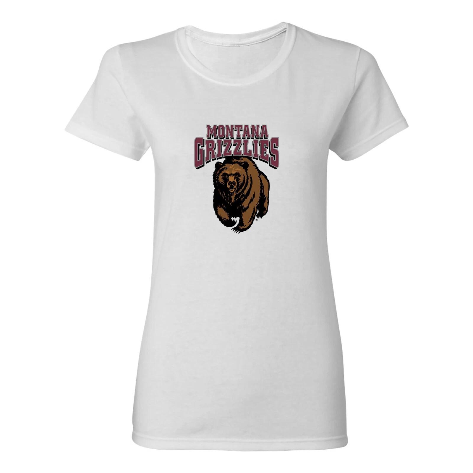 Montana Grizzlies Arch Logo Women s T-Shirt - White 3XL