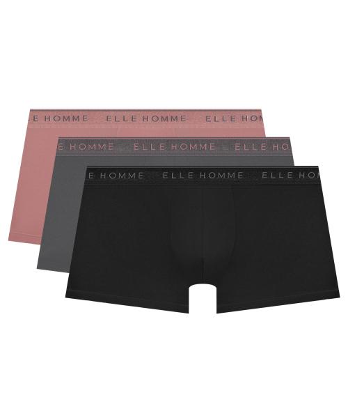 [Elle Innerwear] Soft Mood Aerocool Comfort Fit Trunks 3PACK [Shipped from Korea] 100% Authentic 95