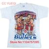 Washington Bullets Basketball Caricature Short Sleeve Shirt Vintage Breathable Streetwear Unisex Stretched Casual