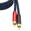 3Pin to 2RCA Splitter Cable Wire Shielded Interferences Resistant for Studio Equipment and Live Performances