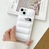 North Puffer Phone Case for iPhone 17 Pro Max Soft Edge Cover Stylish Shockproof for 13 11 16