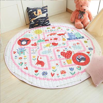 Baby Toys Children Carpet Baby Cotton Play Mat Developing Mat Soft Crawling Mats Folding Storage Bag