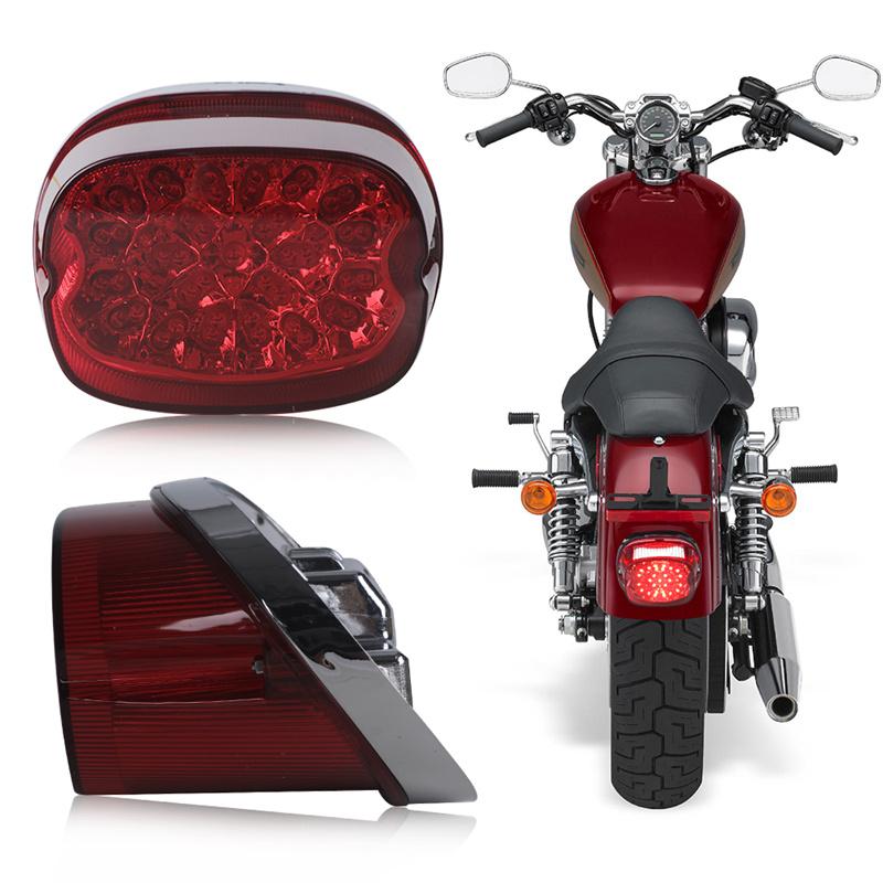 Motorcycle Tail Light LED Rear Lamp Taillight Brake Stop Turn Signals for Harley-Davidson Sportster Softail Dyna Lay Down Super