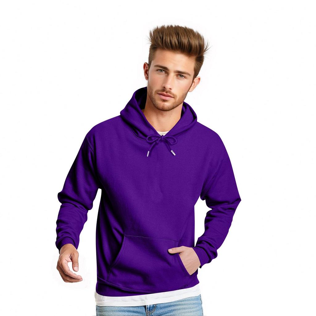 Men's Fashion Loose Sweatshirt Casual Daily Long Sleeve Color Top