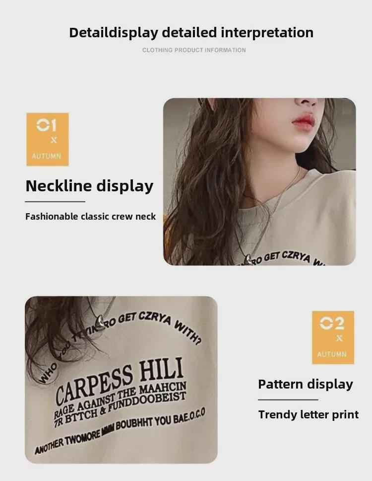 Mädchen Lockere Pulloveranzüge: Modisch, Langärmlig, Rundhals für Frühling & Herbst