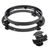 7inch Electroplated Black Headlight Extension Trim Ring Bracket Motorcycle