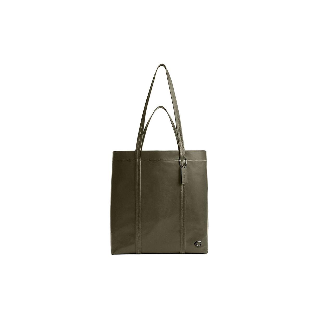

Coach Hall 33 Logo Short Handle Leather Tote Bag Men tote Army-Green CO840-ARY Basic Set (Bag+Dust Bag)