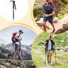 Aluminum Alloy Climbing Sticks Outdoor Travel Ultralights Trekking Poles Collapsibles Telescopic Stick 50-110cm Hiking Poles