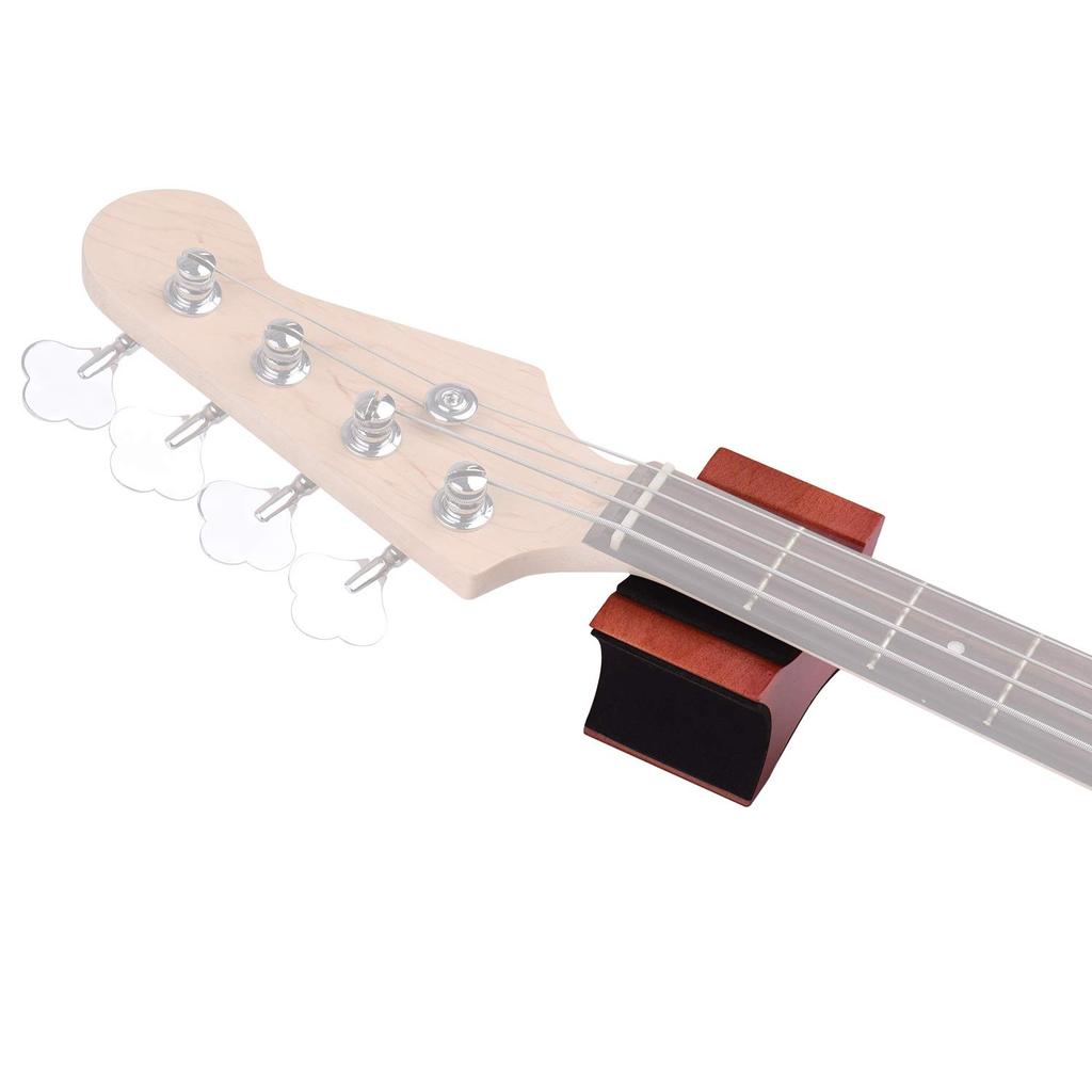 Tickas Guitar Neck Rest Support Pillow, Mahogany Material, 2-Height, for Electric, Acoustic Guitar, Bass, Mandolin Tools