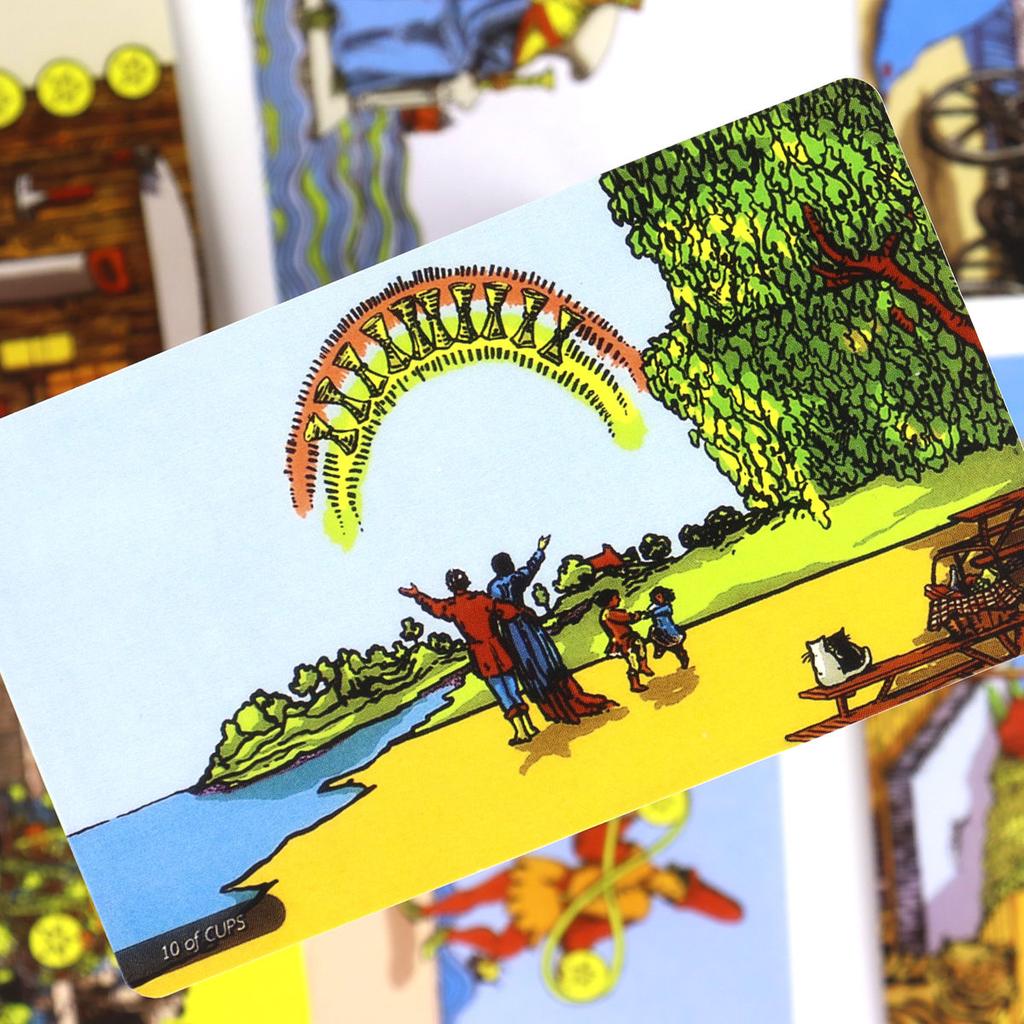 Novo conjunto de cartas de tarô Panorama Rider Waite da RWS, jogo de tabuleiro multijogador para festas, profecia e adivinhação para iniciantes, brinquedo de adivinhação