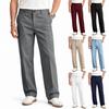 Men's Straight Leg Casual Dress Pants for Spring and Fall Business Casual Everyday Wear