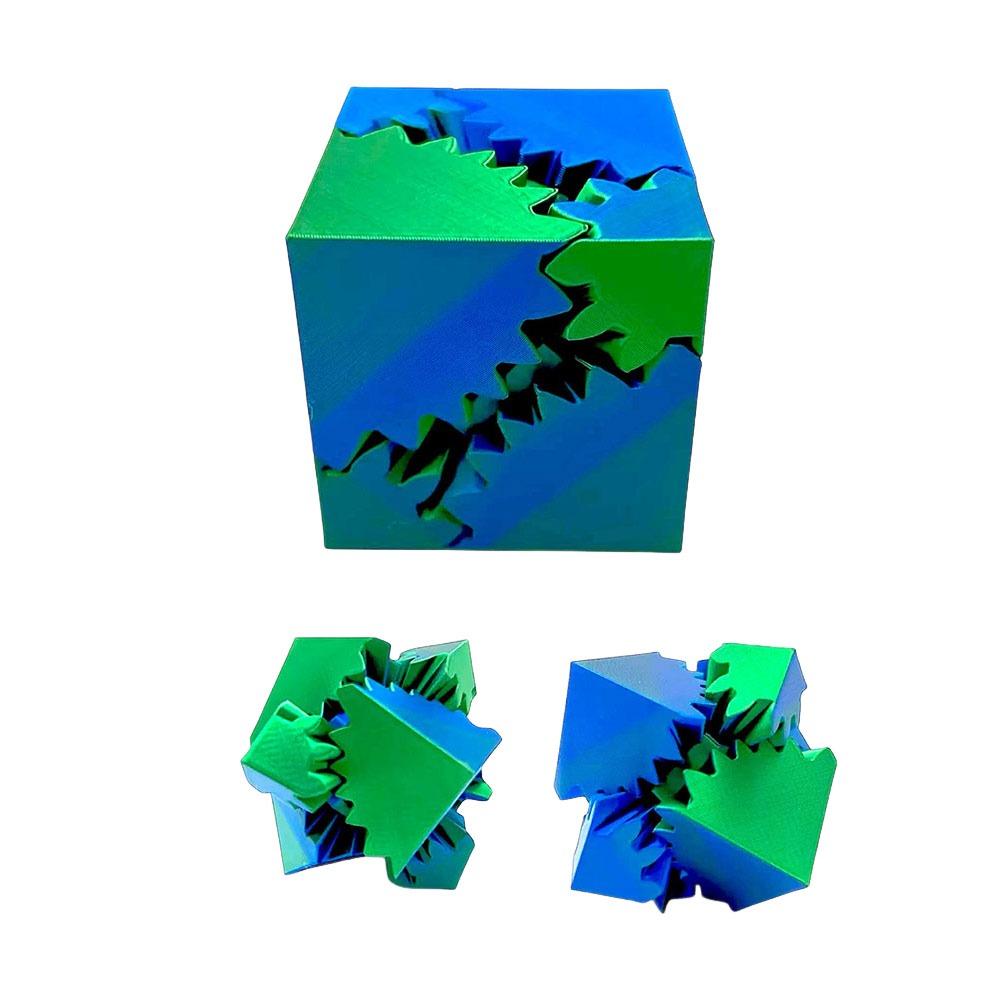 Fidget Toys 3D Printed Gear Ball Anxiety Relaxing Stress Ball New Spin Ball  for Adults Kids Gifts