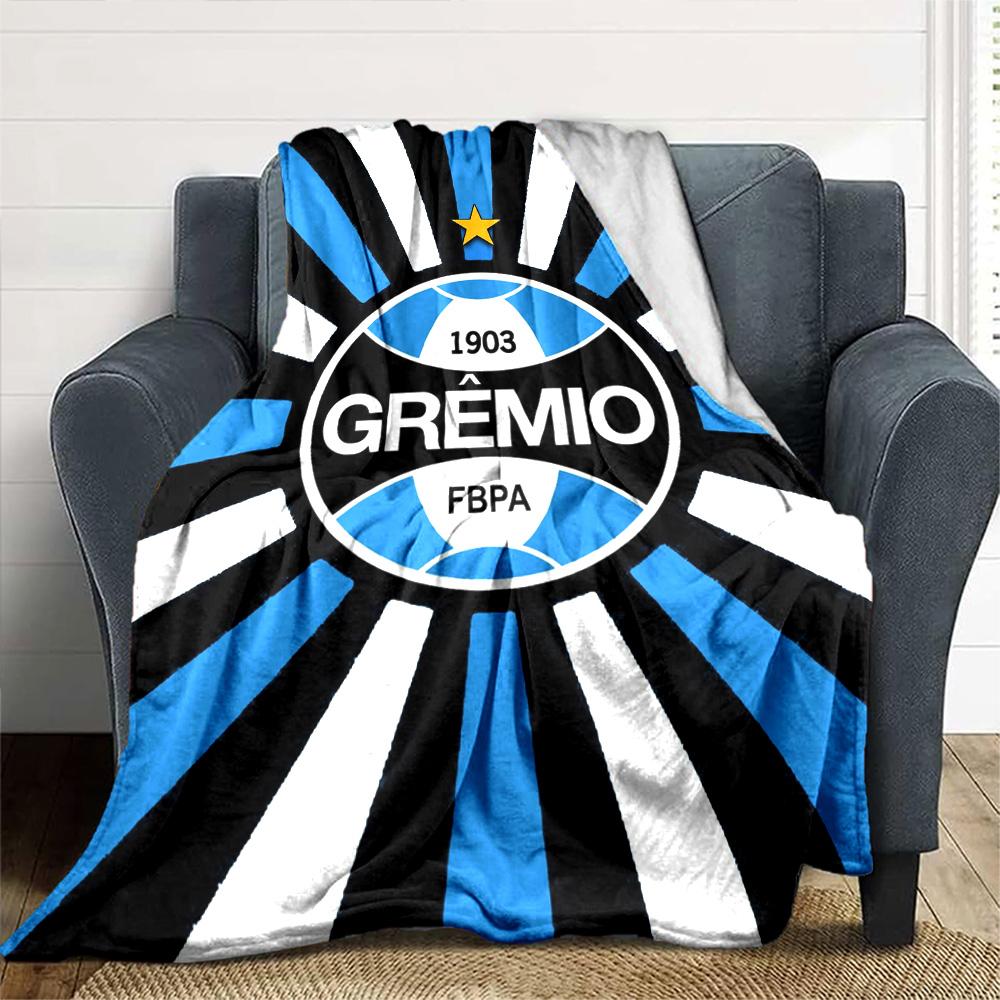 Grêmio Print Flanelldecke Hohe Qualität Warm Bequem Decke für Alle Jahreszeiten Perfekt für Geschenke Heimdekoration