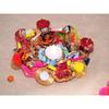 Handmade Recycled Material Rajasthani Raja Rani Puppet/Dolls Diyas Tealight/Diya/Diwali Diya/Idol Diyas Holders Gift for Diwali, Home Decor(Pack of 2)