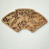 3D Carved Camphor Wood Wall Hanging with Dragon Phoenix Flower Design Chinese Style Home Decor Living Room Decoration