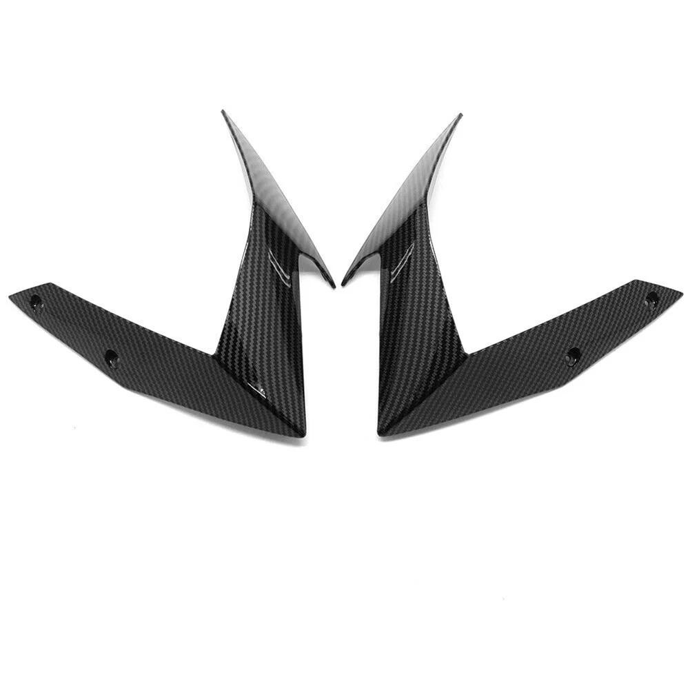 FAIRING TRIM FRAME COVER ABS Carbon Fiber Black Dustproof Replace Install 2 Pieces For Aprilia R S 125 2006-2011