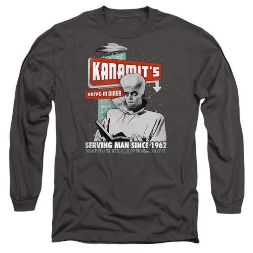 The Twilight Zone Mens Kanamits Diner Long-Sleeved T-Shirt