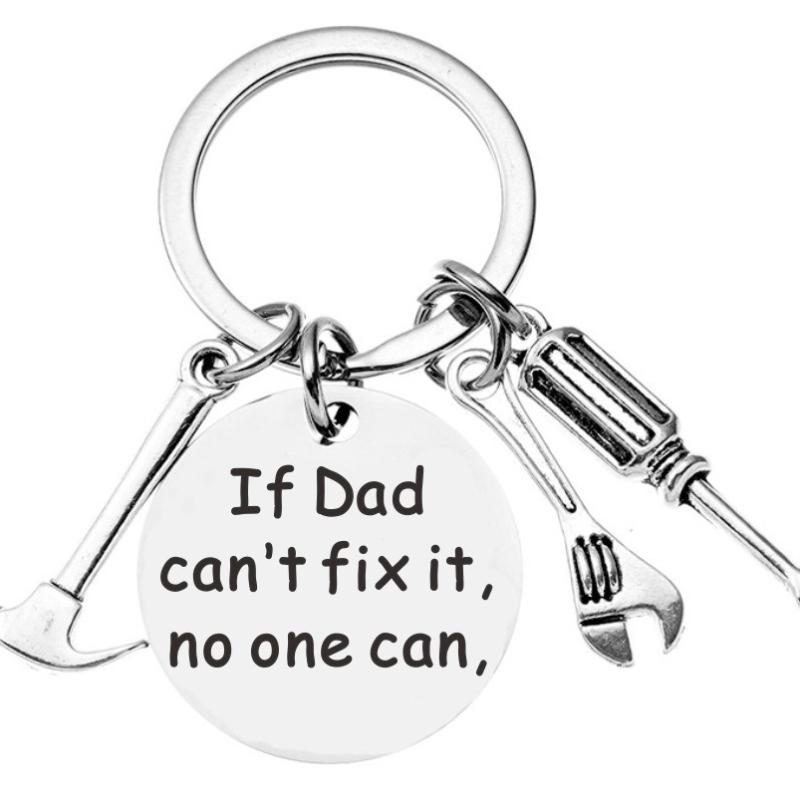 [Fix It Keychain] Wrench Hammer Screwdriver Keychain | If Dad Can T Fix It, No One Can, Father s Day Gift for Dad Papa