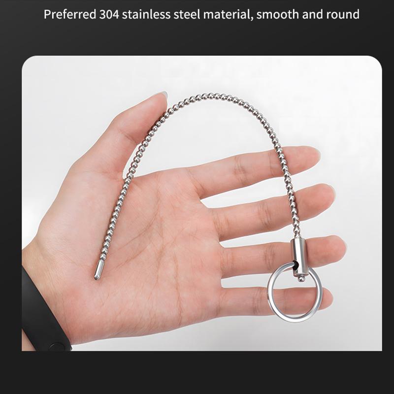 Stainless Steel Urethra Pull Beads Horse Eye Stick Penis Massager SM Urethral Catheter Metal Urethra Plug Male Penis Stimulators
