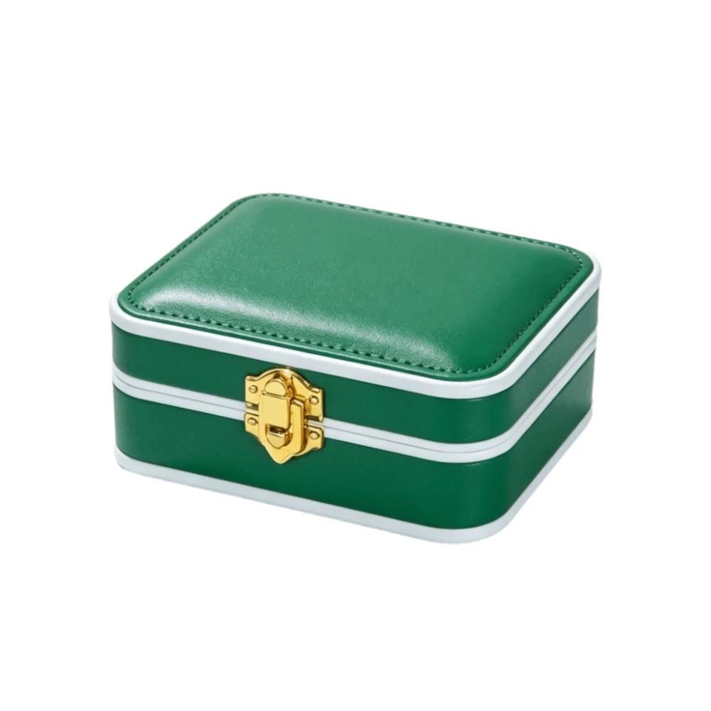 PU Leather Lockable Jewelry Box Lockable Jewelry Storage Case Portable Jewelry Case Girls