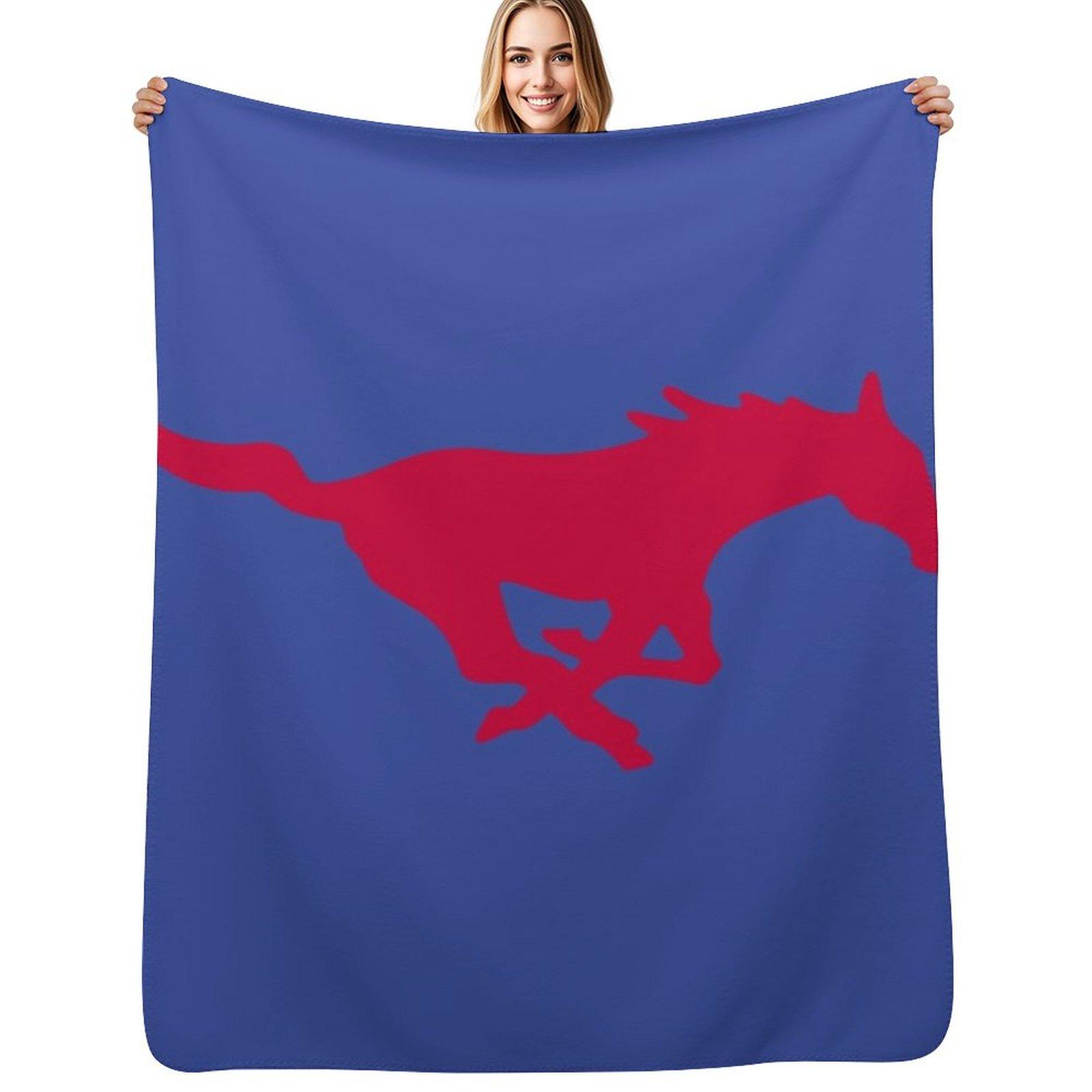 Пледы SMU Mustangs Современный дизайн Мягкий плед для домашнего декора Size: 75*100cm, Weight: 230 GSM