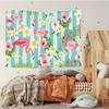 Cartoon Pink Flamingo Bird Tapestry Customizable Tapestries Of Various Styleswall Hanging Celebrity Photo Printingwall Hanging