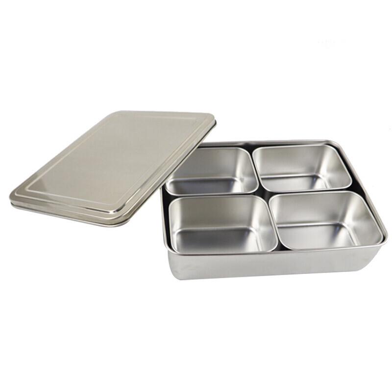 Stainless Steel Food Sample Box with Lid