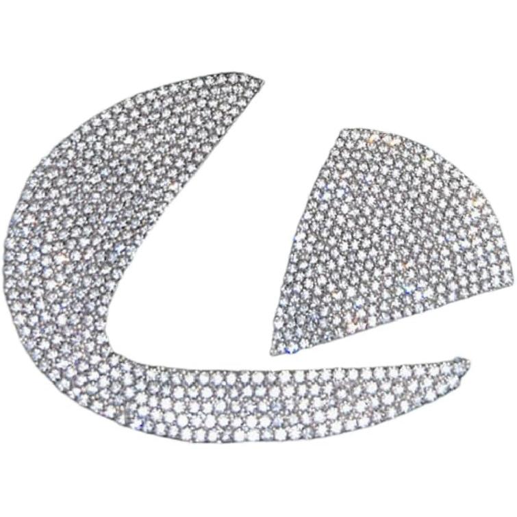 Car Front Grille Emblem Decal fit for Lexus (for CT 2015-2025) | Car logo Bling ,emblem Crystal Decal,car Logo Rhinestone ,car emblem Sticker,Shining