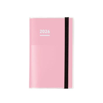 Kokuyo Jibun Techo Mini First Kit Planner 2026 Monthly/Weekly B6 Slim Pink Ni-JFM1P-26 (Starts November 2025)