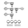 2L2R/4L/4R/1L3R/3L1R Open Gear Bass 4 String Tuners Tuning Pegs Keys Machine Heads For Bass Guitar Chrome Gold Black