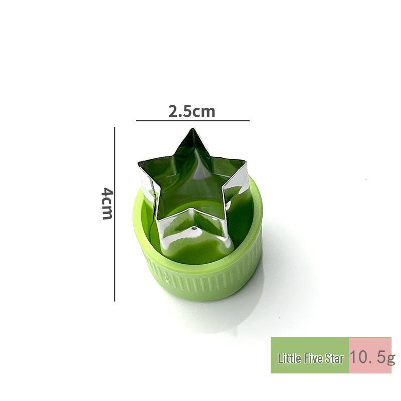 Stainless Steel Farfalle, Vegetable, Fruit, and Sausage Cutter & Cookie Wonton Stamp for Baby Food