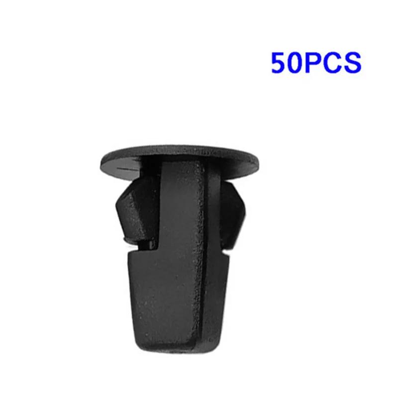 50Pcs Fastener Clips Fender Liner Screw Plastic Rivet Fastener Clips 8mm Holes For Toyota For Lexus Auto 90189-06013