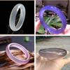 Imperial Green Jade Ladies Bangle - Icy Green Quartzite Jade Bangle