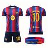 27 Barça Home 10 Yamal Football Jersey Children'S Clothing Adult Set Size 16-2Xl with Exquisite Accessories