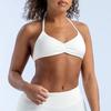 Reggiseno Sportivo Senza Ferretto in Nylon Opaco Altamente Elastico ad Asciugatura Rapida per Corsa, Fitness e Yoga