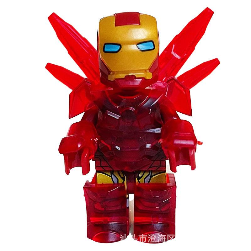 Ninja Warrior Superhero Doll With Weapon Single Building Block Assembly Toy