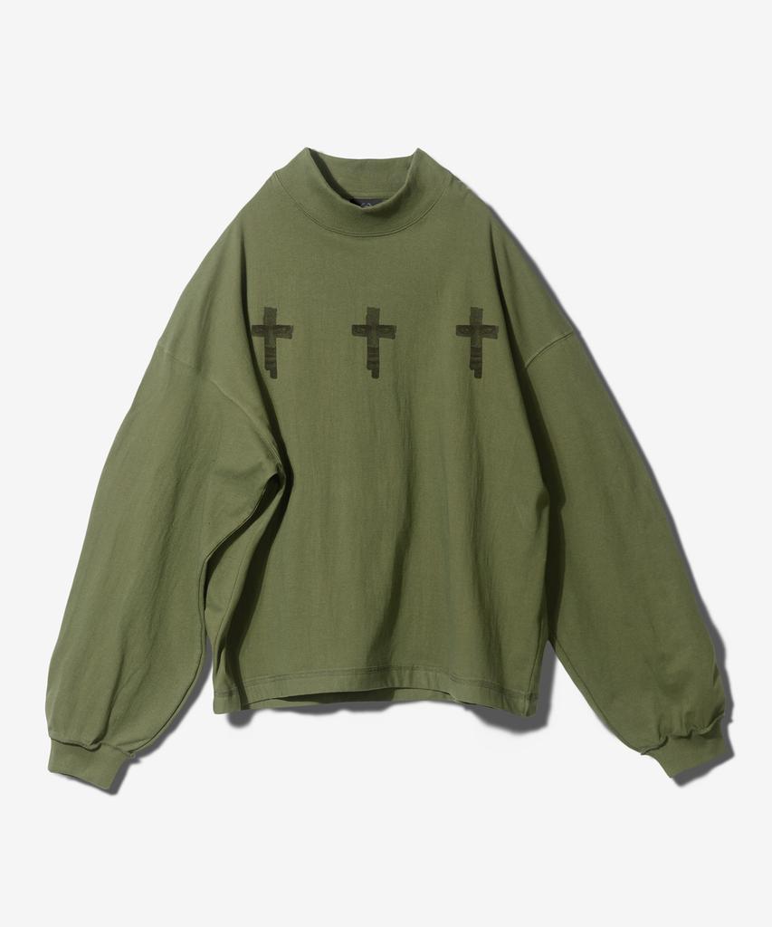 Paensyo Cross Mockneck Long Sleeve - Khaki