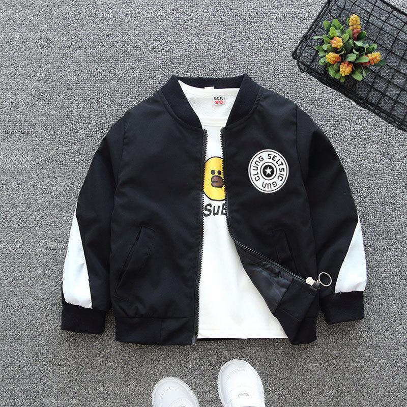Children's Handsome Baseball Uniform 2025 Spring and Autumn Boys Leisure Cardigan Coat