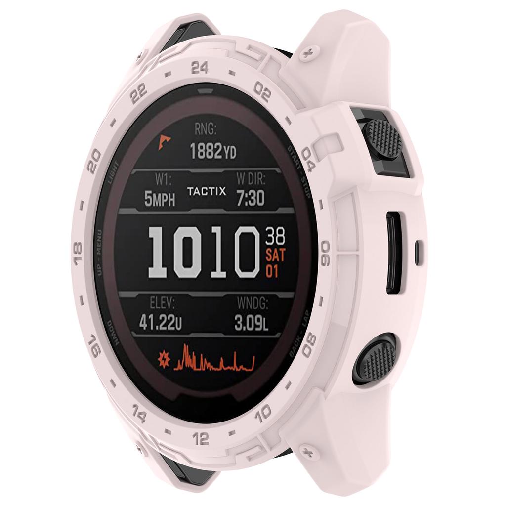 Watch Accessories Case for Tactix 7 Amoled Screen Protector Case Full Coverage Silicone Covers Protective Bumper Shells