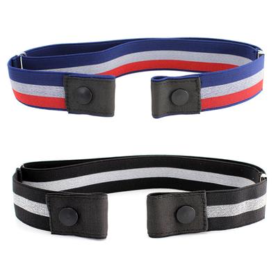 Japanese Invisible Seamless Anti-Allergic Buckle Belt Unisex Rubber Band Elastic Waist Seal