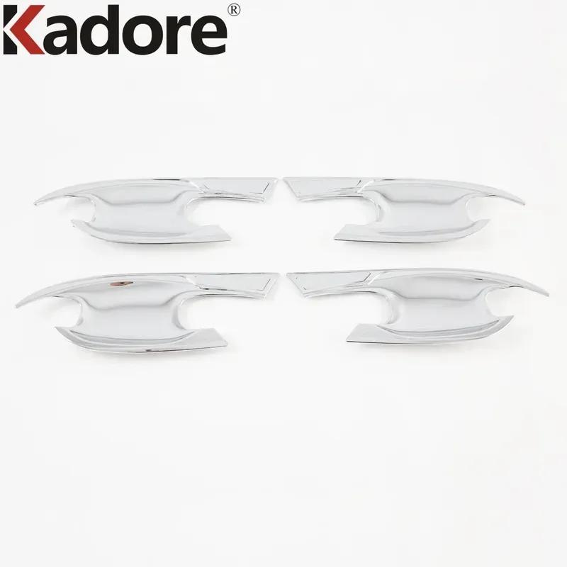 Side Door Handle Bowl Cover Trim For Hyundai Tucson NX4    2024 Chrome Car Exterior Handle Cup Overlay Accessories
