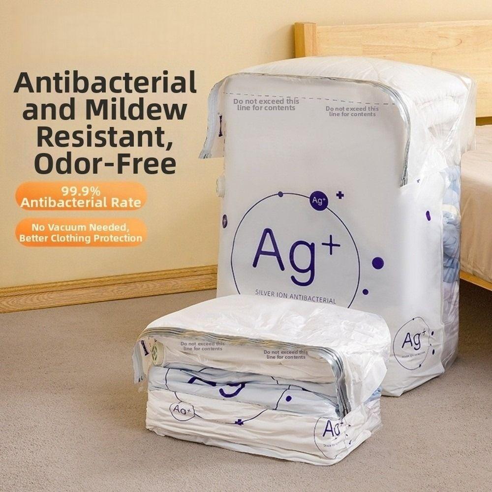 PA+PE Material Compression Bags No Pump Quilt Organizer Bag New Vacuum Storage Bags Home Use
